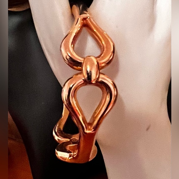 14K Gold Slip On Resin Core Bangle Bracelet - Picture 7 of 12